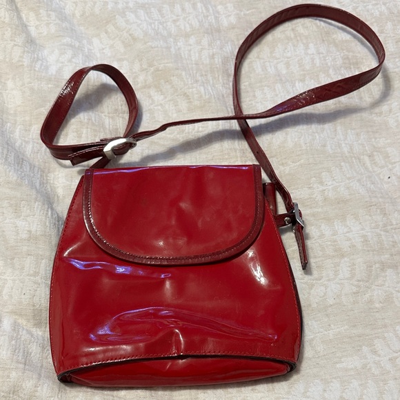 Arnold Churgin Handbags - Vintage Arnold churgin Red Patent Leather Bag